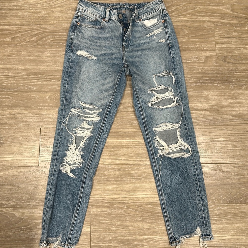 American eagle tom girl jeans size 2